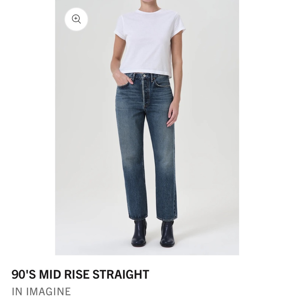 Agolde Women's Straight Leg Jeans in Blue